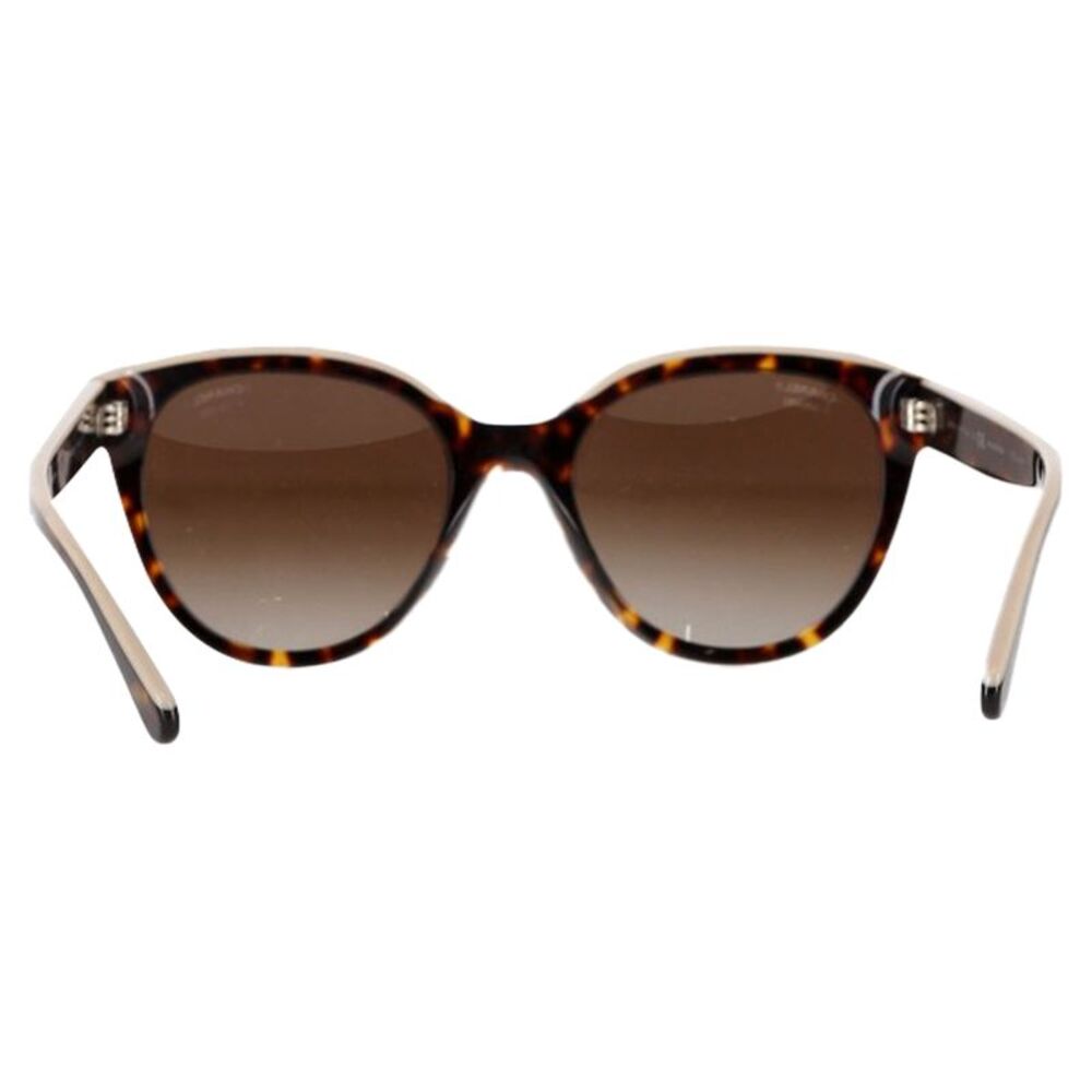 Chanel CC Tortoise Butterfly Sunglasses in Brown Acetate - Picture 3 of 8